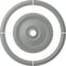 Ekena Millwork 41 3/4-in. OD x 35 1/4-in. ID Ceiling Ring with 24-in. OD Ceiling Medallion Diane Accent Kit CRM41TR24DI - alternate 6